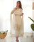 White Designer Embroidery Pure Organza Anarkali Gown