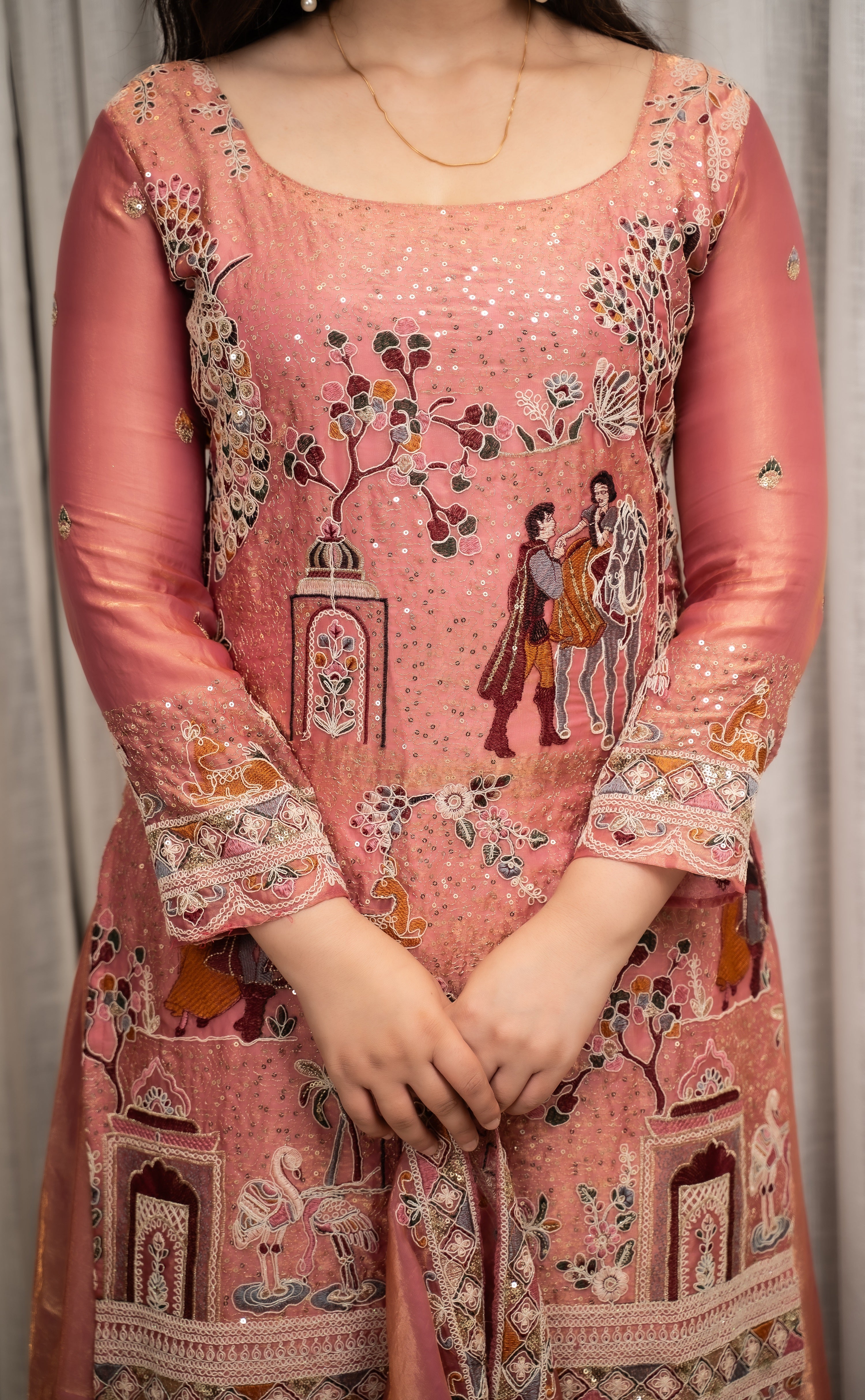 Siddhika Designer Wedding Wear Top Set