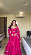 Classic Pink Anarkali Suit Set