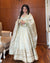 Neha White Premium Anarkali Suit Set