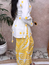 Sunshine Yellow Floral Kurta Co-Ord Set for Women