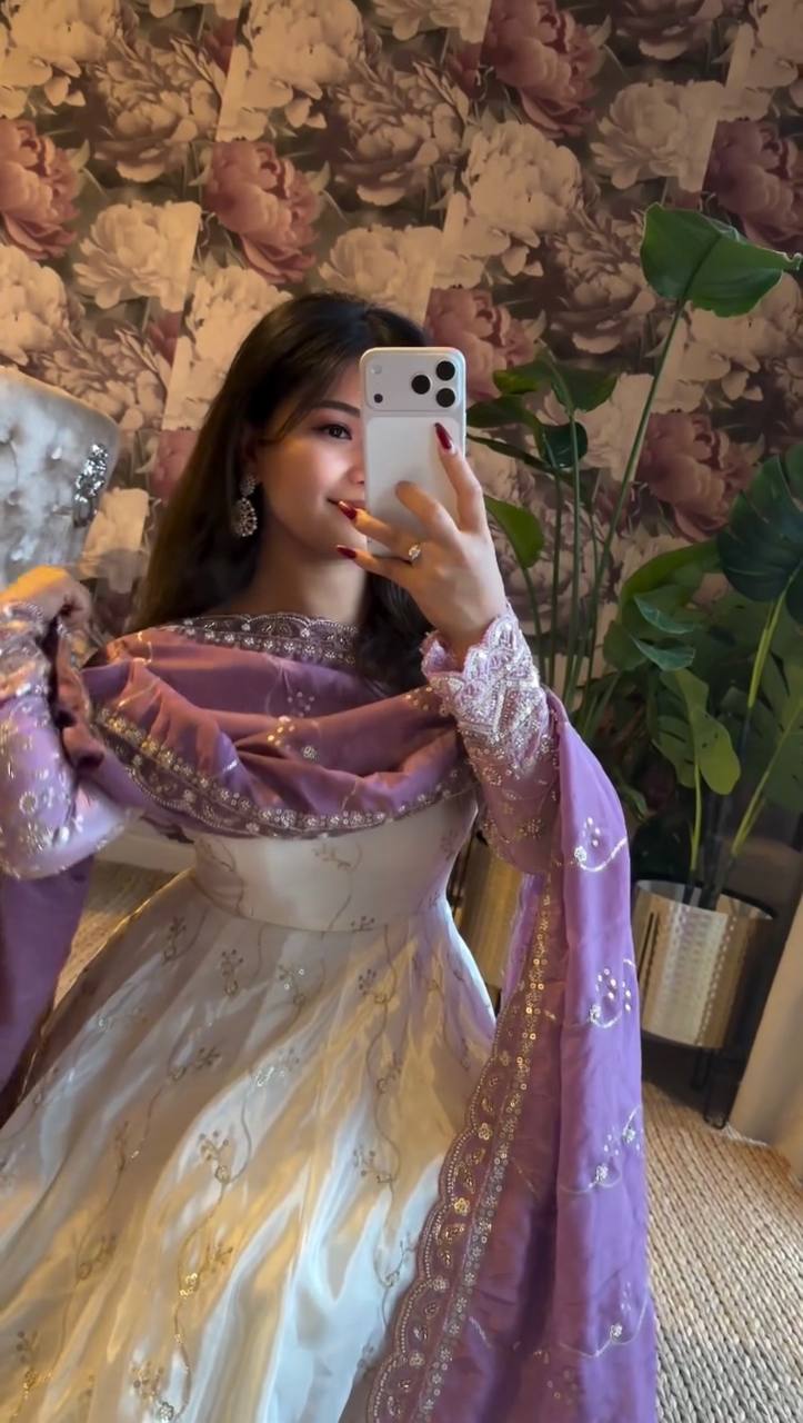 Serelina Ombre Grace Anarkali Suit Set