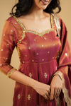 Saakshi cosmo Slit Anarkali Premium Suit Set