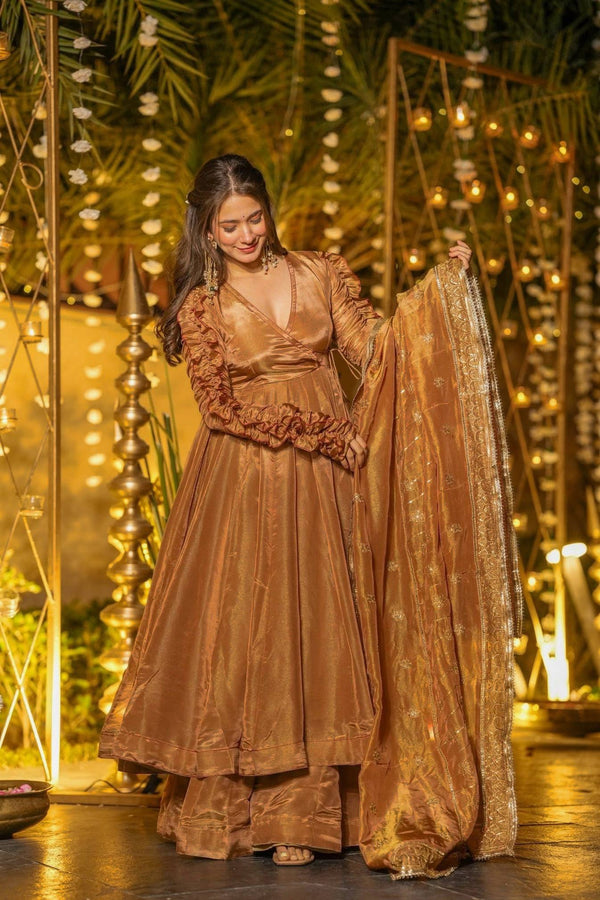 Miraya Desert Pearl Couture Suit Set