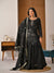 Black Colored Real Heavy Sharara Suit Set