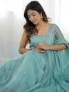 Neelam Pure Crunchy Silk Anarkali Gown