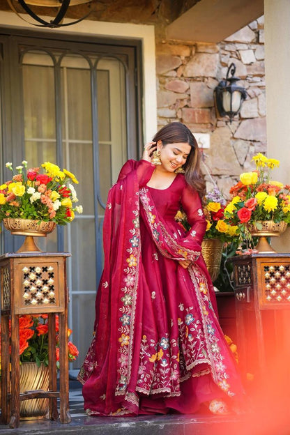 Sparkvine Heavy Anarkali Suit Set